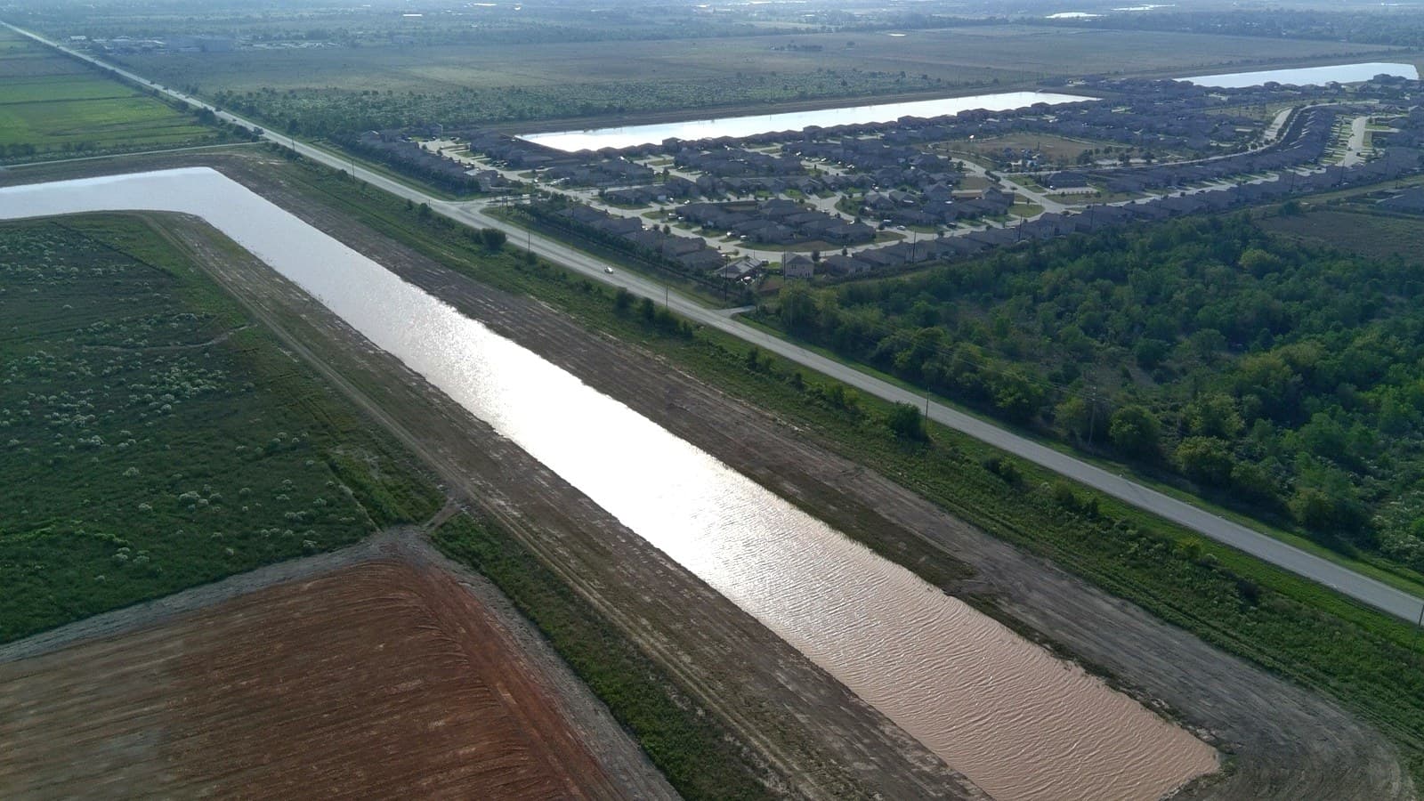 Aerial of the lakes