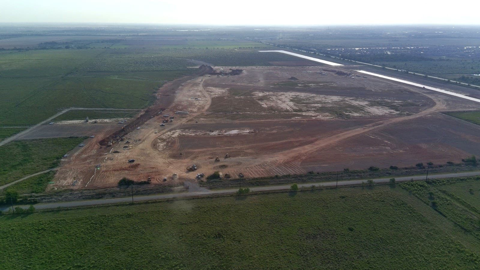Aerial of the site