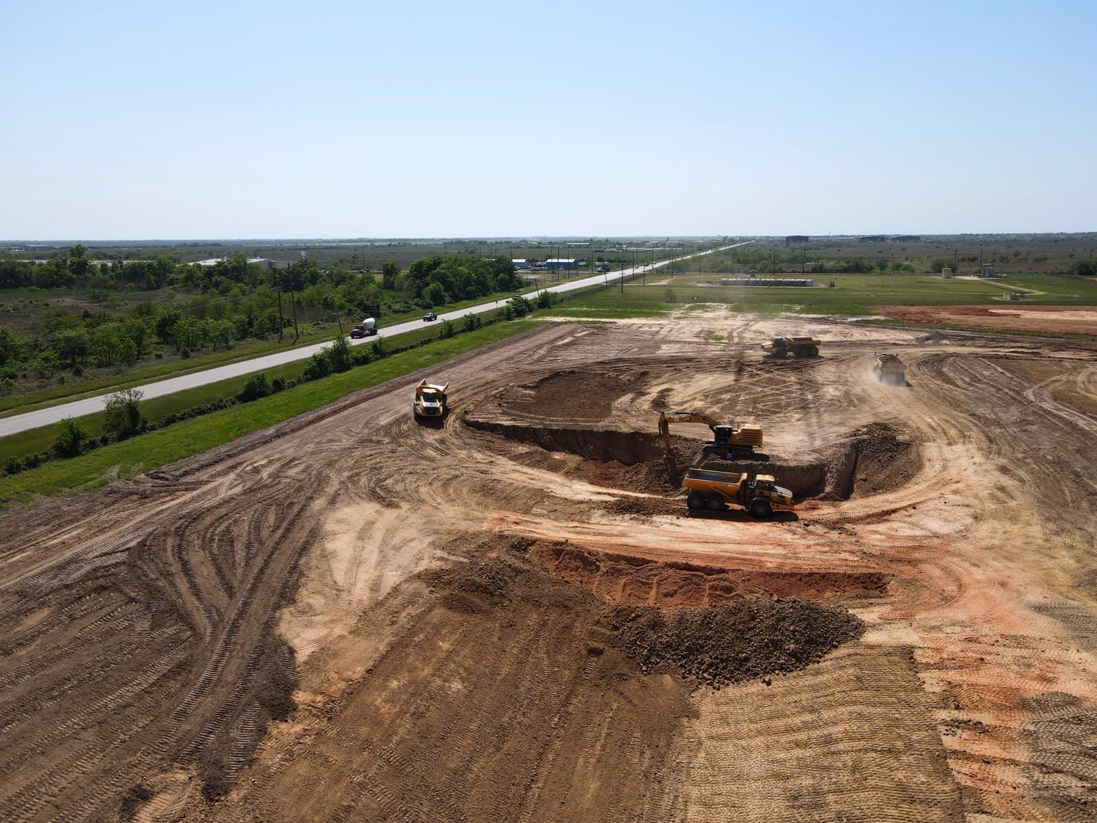 Lakefront excavation