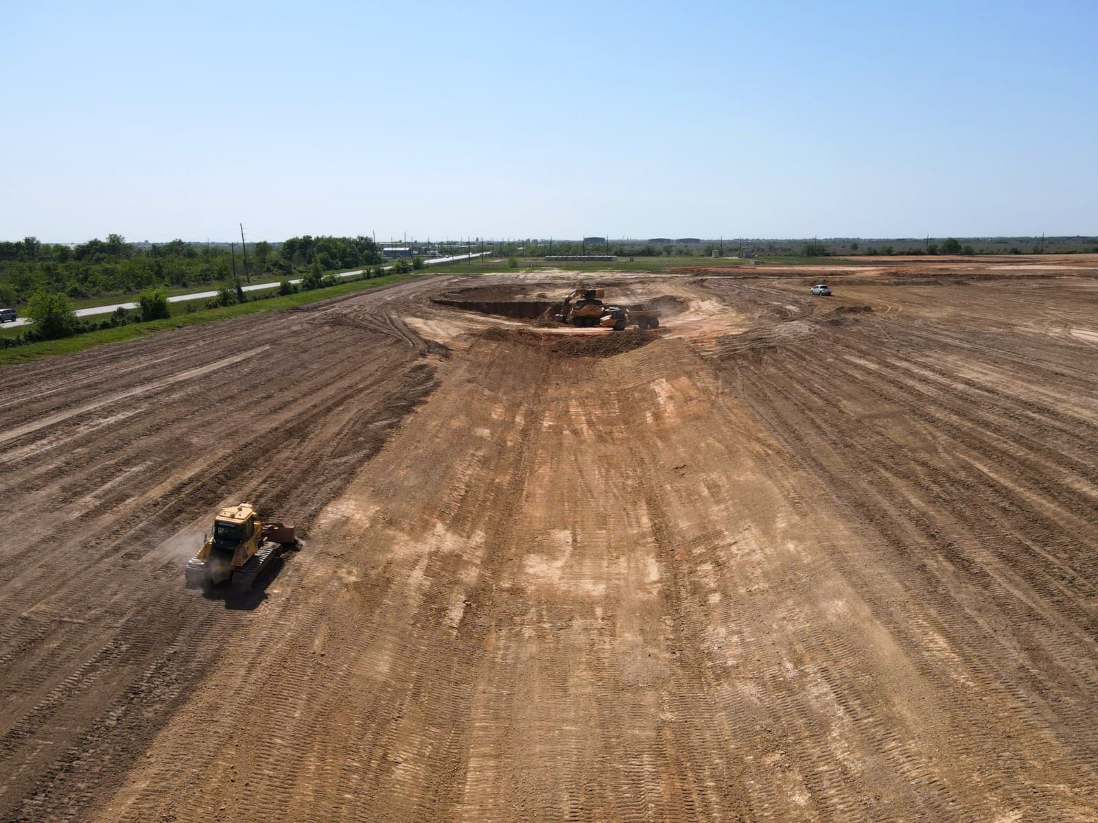 Lake excavation