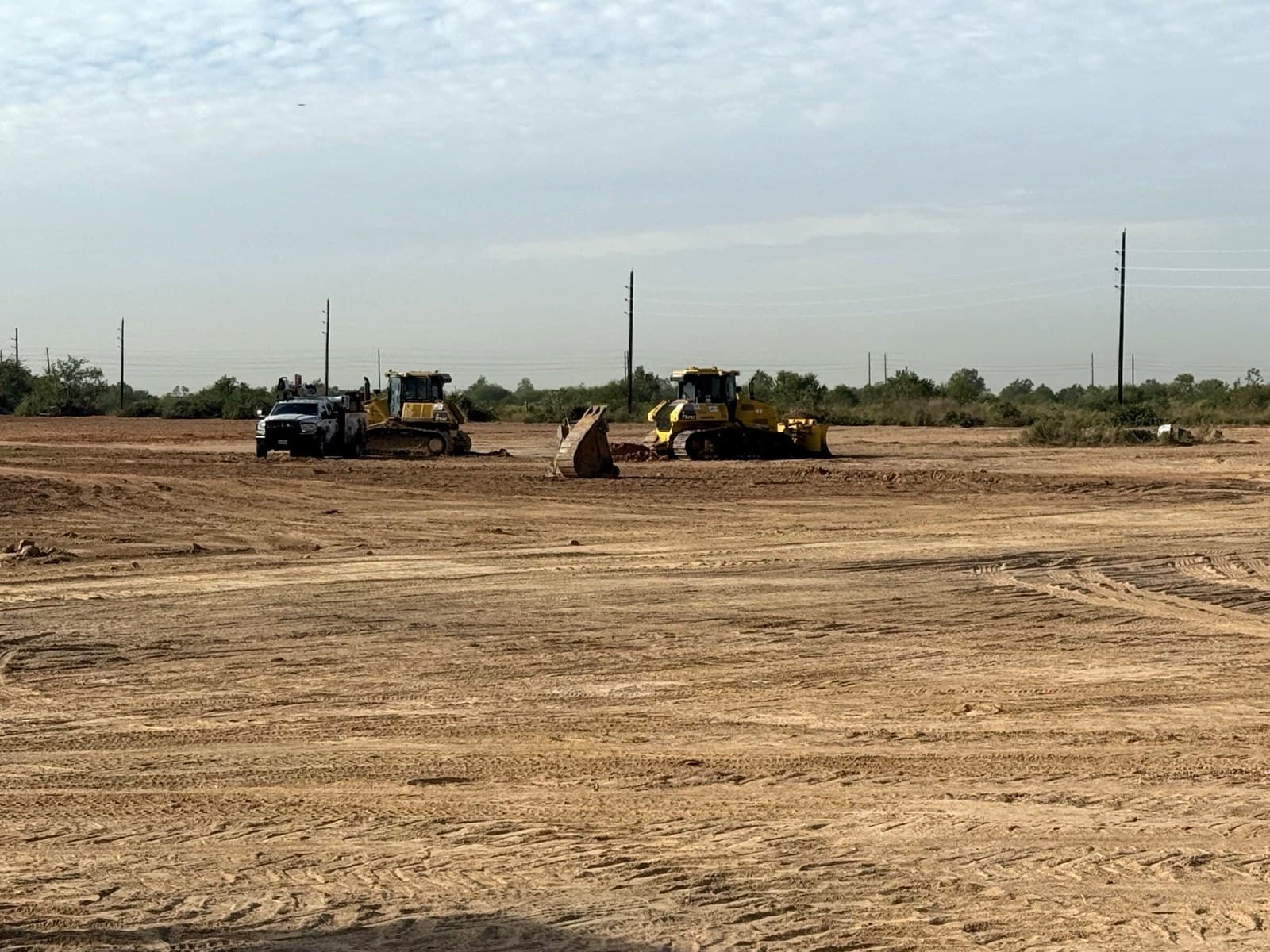 On site with crews dozers shaping next 2025 10 16
