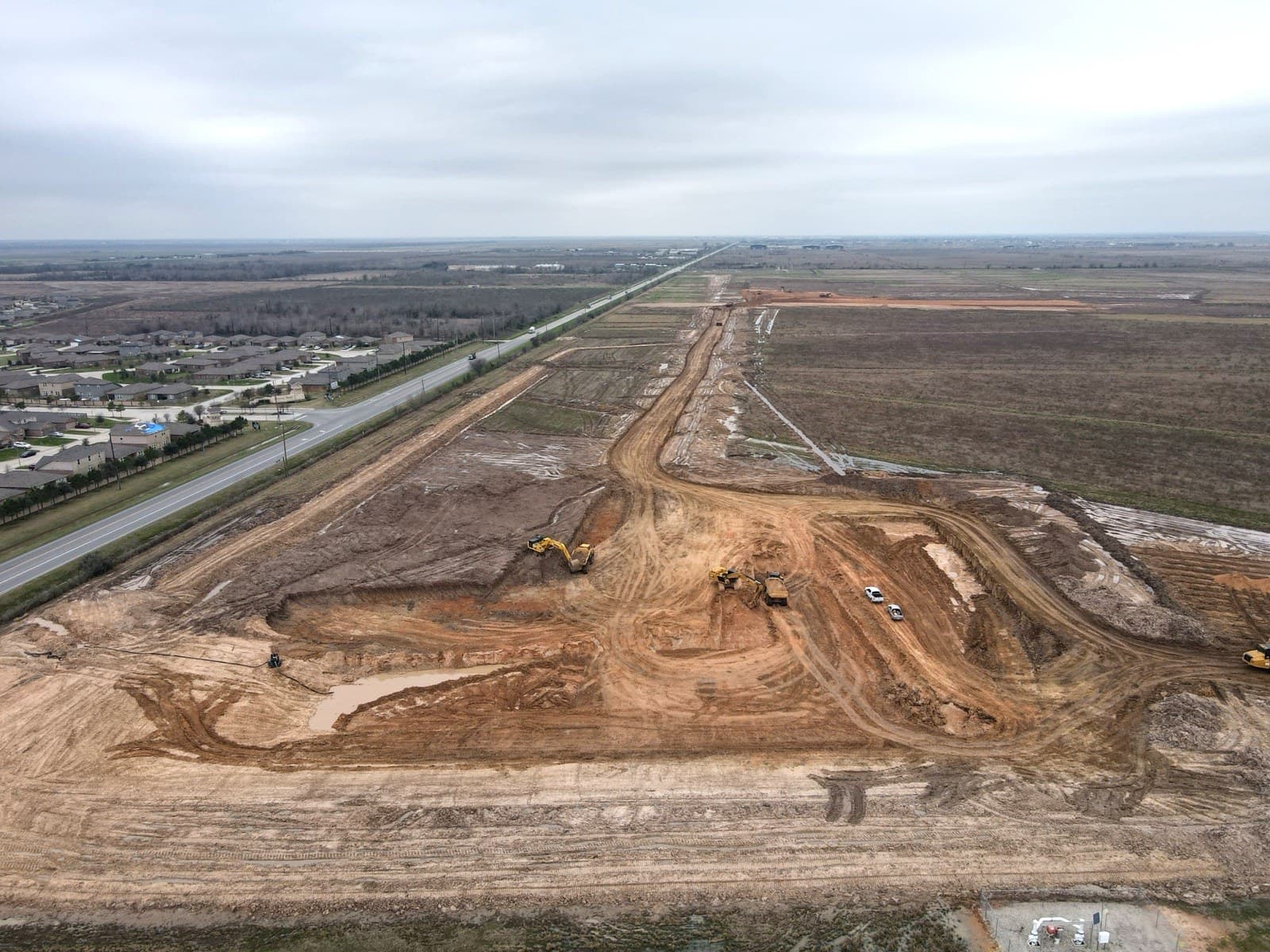 Streets taking shape
